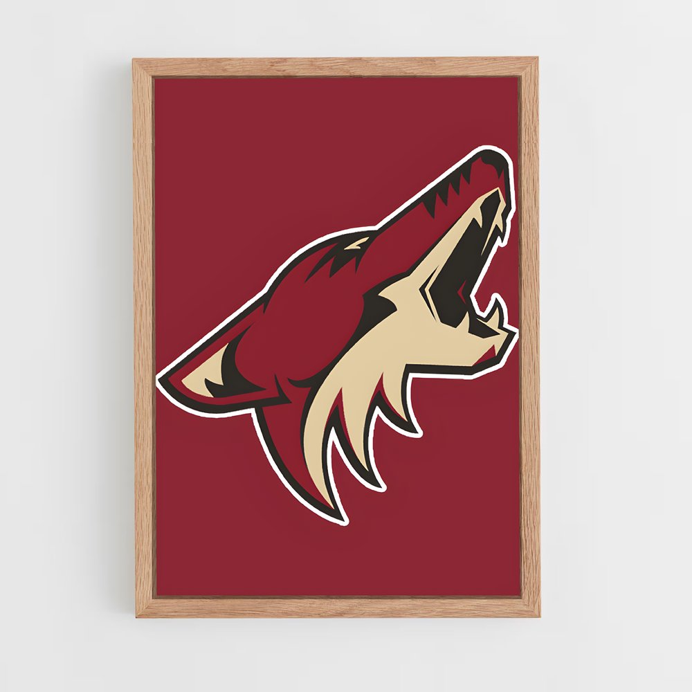 Poster Coyotes en Action – affiche Hockey sur glace (vue 4)